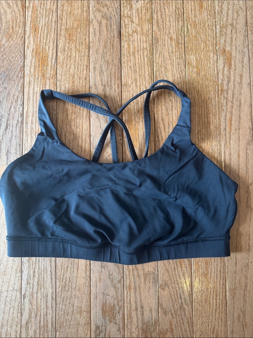 lululemon athletica Black Strappy Low-Impact Sports Bra